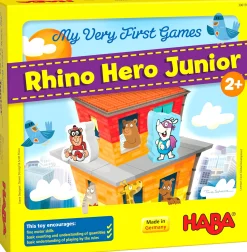 HABA USA Rhino Hero Junior My Very First Games - Cooperative Stacking Game* Preschool Education Toys & Activities