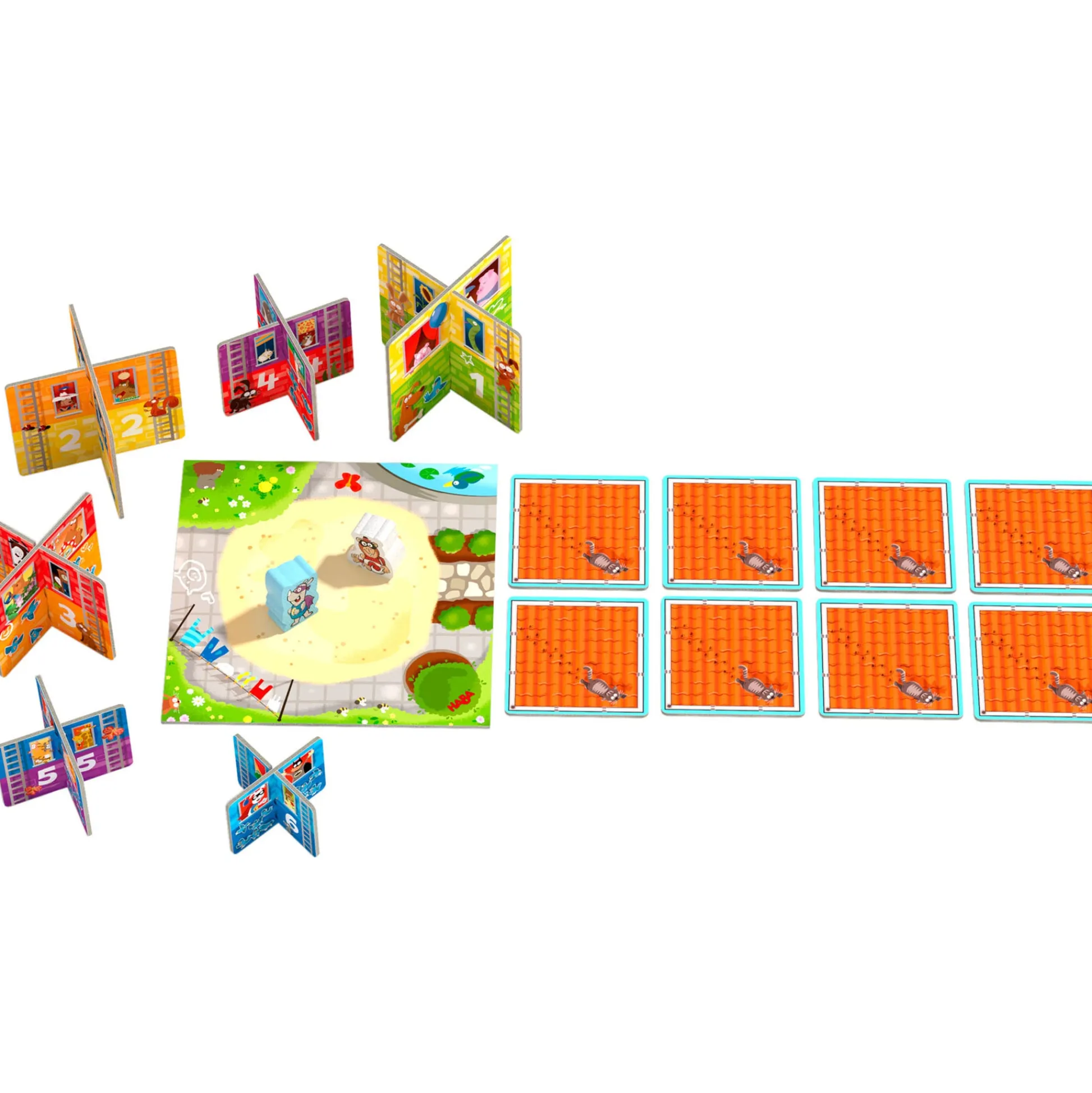 HABA USA Rhino Hero Junior My Very First Games - Cooperative Stacking Game* Preschool Education Toys & Activities