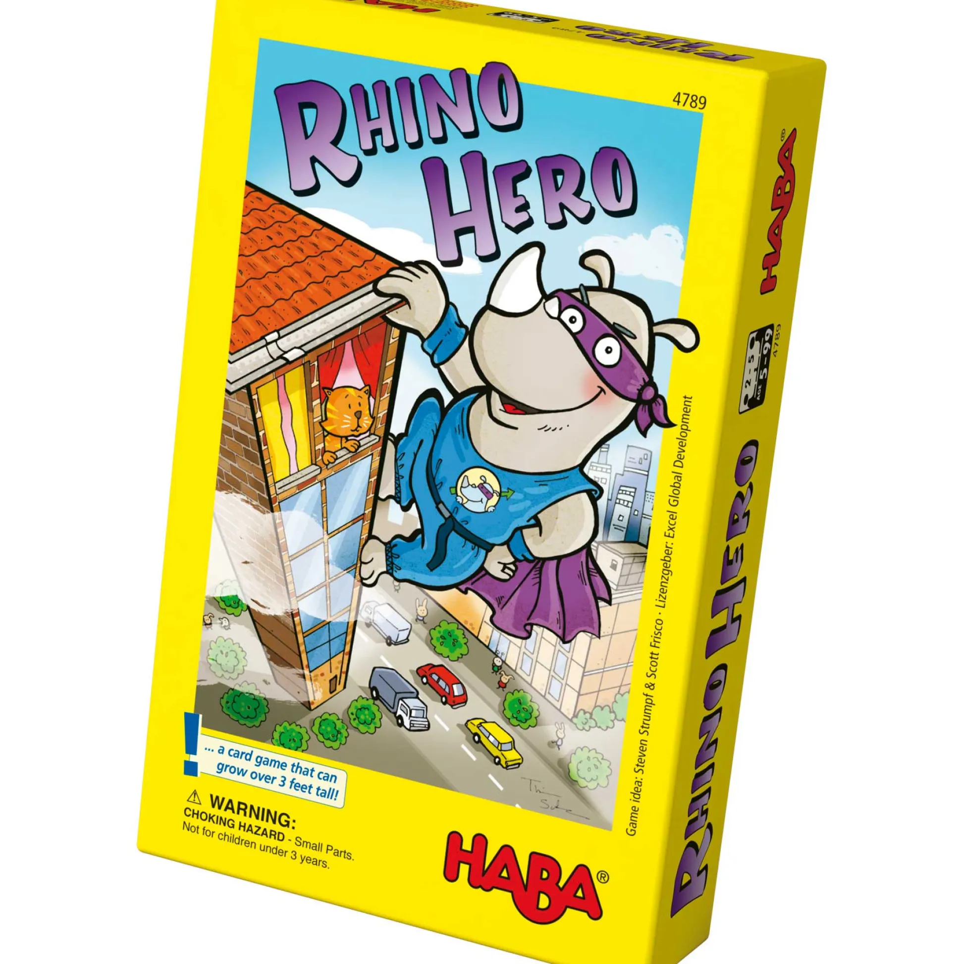 HABA USA Rhino Hero Super Battle 3D Stacking Card Game* Card Games