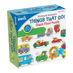 AreYouGame Richard Scarry's Things That Go! Giant Floor Puzzle - 26 pc* Puzzles