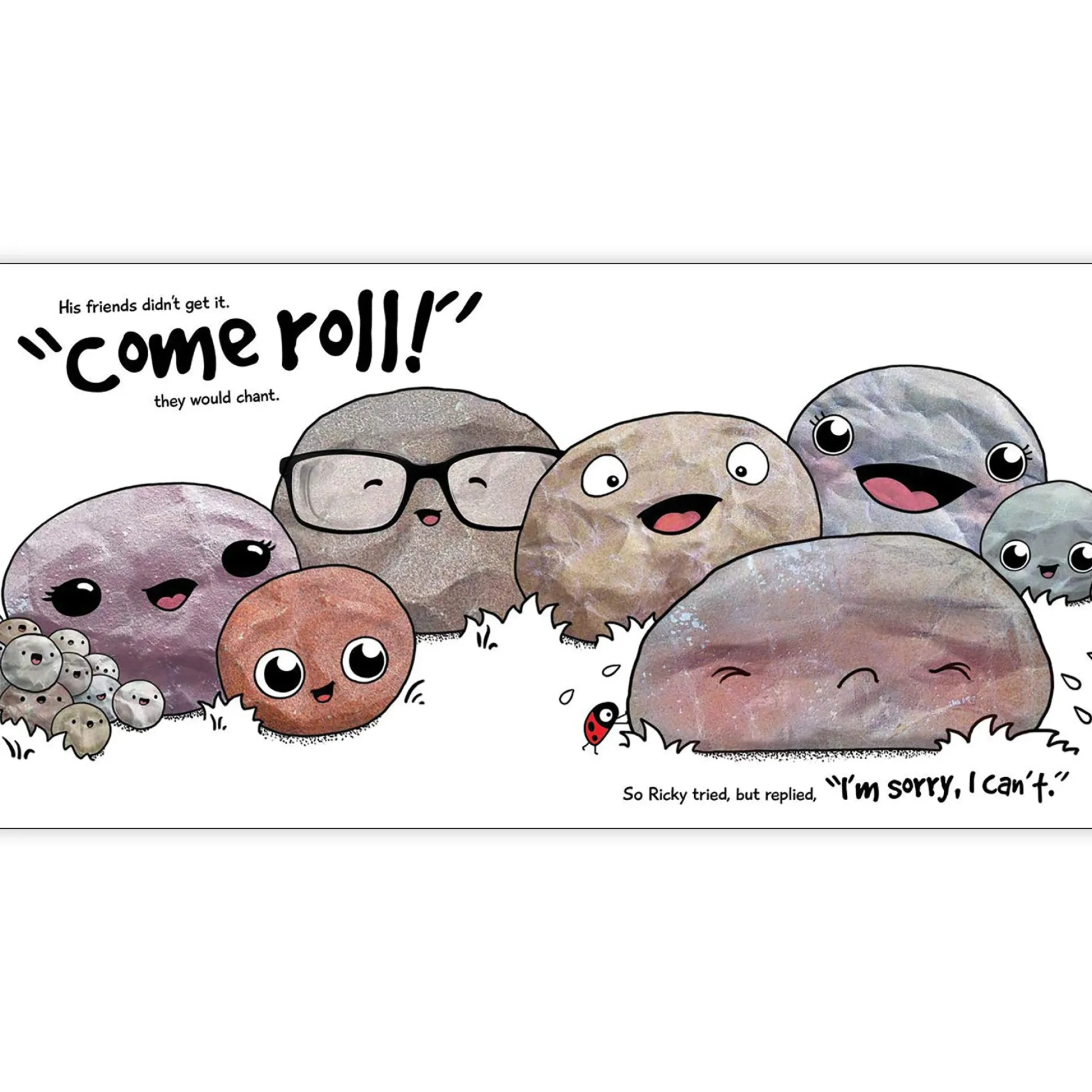 Educators Resource Ricky the Rock That Couldn't Roll - Inspiring Children's Book*Kids Social & Emotional Skills|Kids Books