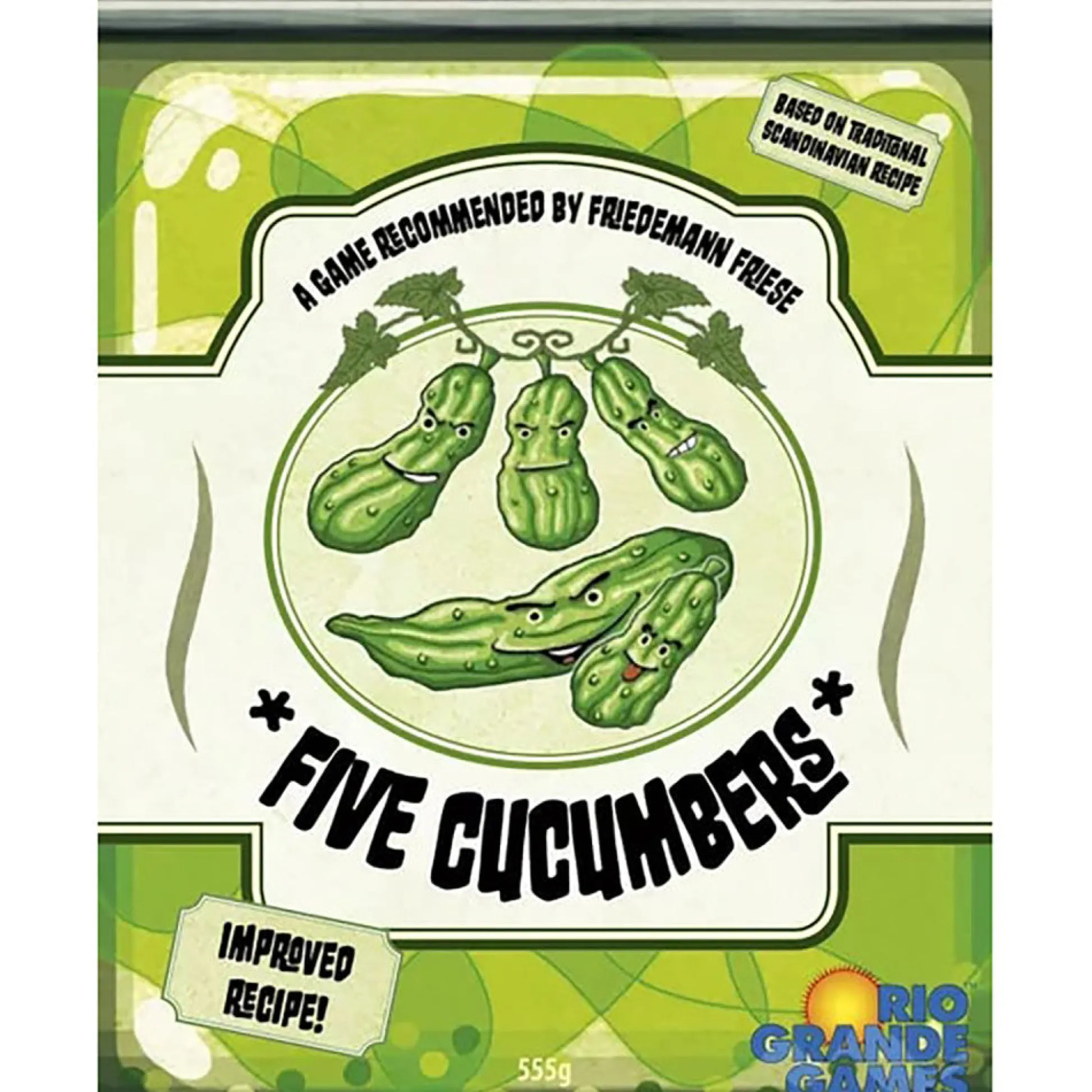 Flat River Group Rio Grande Games Five Cucumbers: Ultimate Strategy Card Frenzy* Card Games