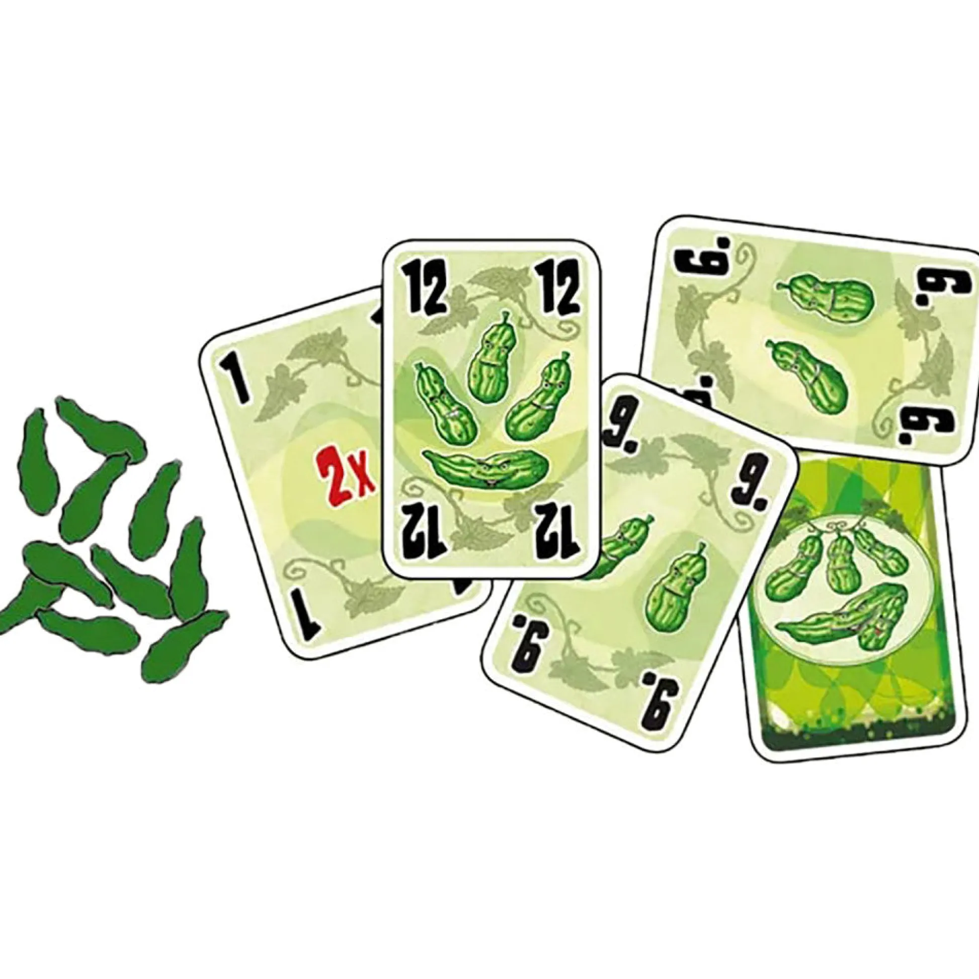 Flat River Group Rio Grande Games Five Cucumbers: Ultimate Strategy Card Frenzy* Card Games