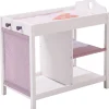 Flat River Group Roba Fienchen Doll Bed with Storage - Multifunctional, White, Purple & Pink* Doll Houses, Furniture & Accessories|Stuffed Animals & Plush Toys