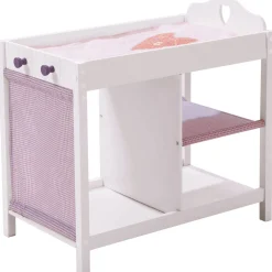 Flat River Group Roba Fienchen Doll Bed with Storage - Multifunctional, White, Purple & Pink* Doll Houses, Furniture & Accessories|Stuffed Animals & Plush Toys