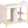Flat River Group Roba Scarlett Doll Bed with Storage - White & Pink* Doll Houses, Furniture & Accessories|Stuffed Animals & Plush Toys