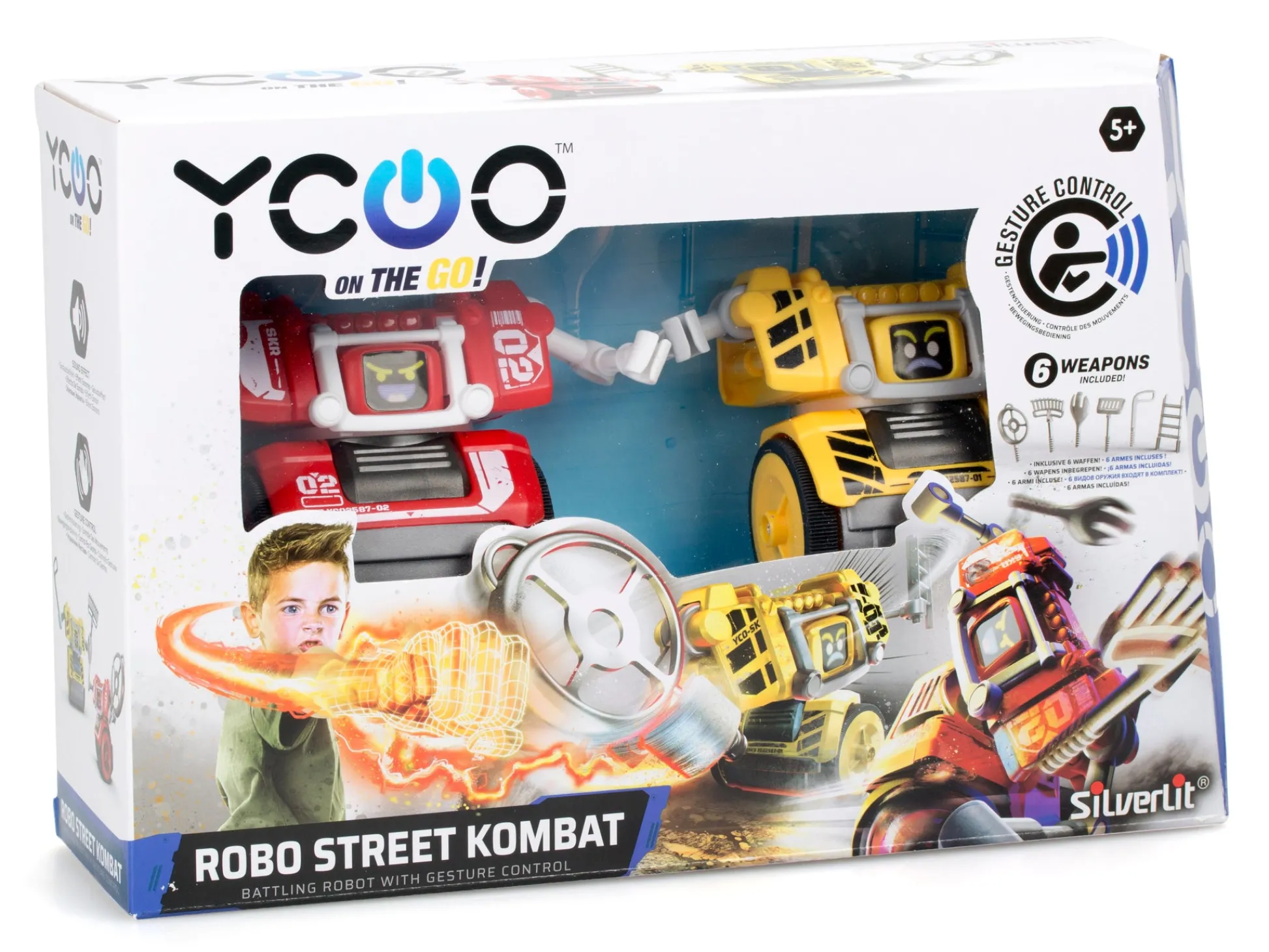 The Distribution Solutions Robo Street Kombat Gesture-Controlled Battling Robot* Action Figures