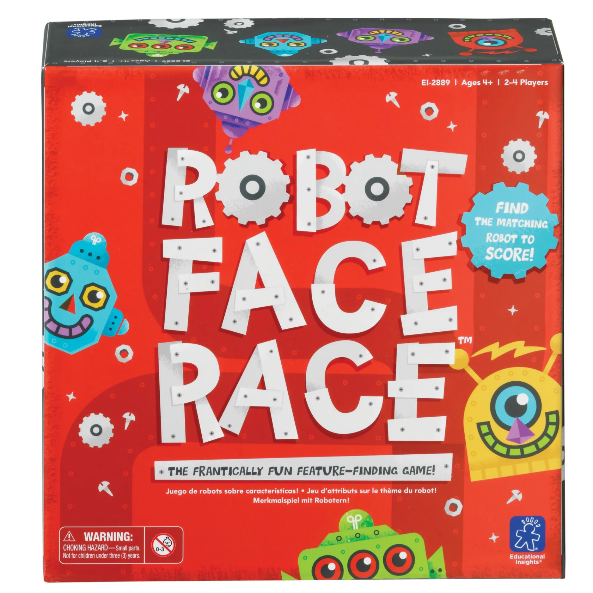 AreYouGame Robot Face Race Game: Color Matching Family Board Game* Role-Playing Games|Board Games