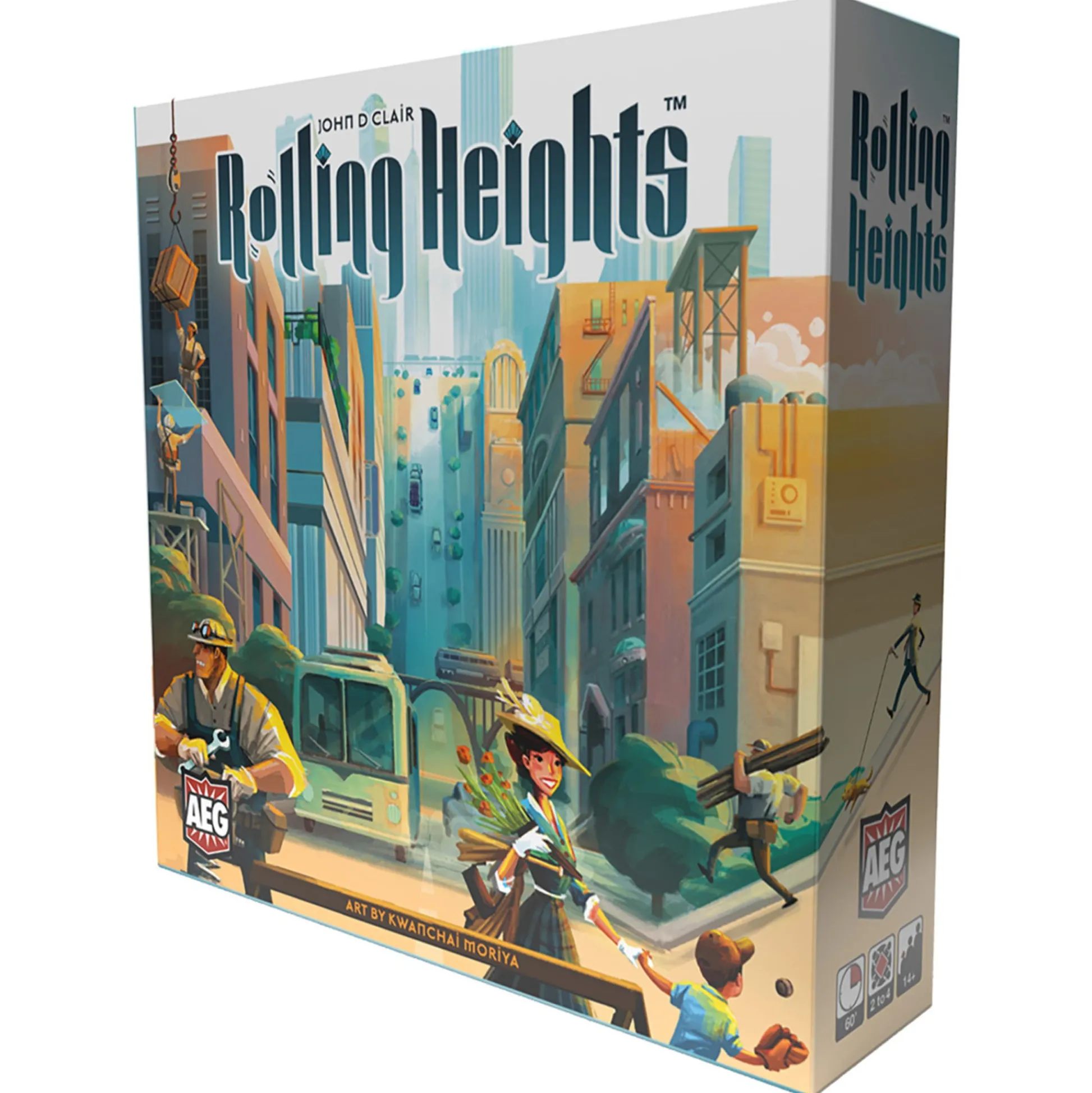 Flat River Group Rolling Heights City Building Strategy Board Game by Alderac Entertainment Group* Board Games|Role-Playing Games