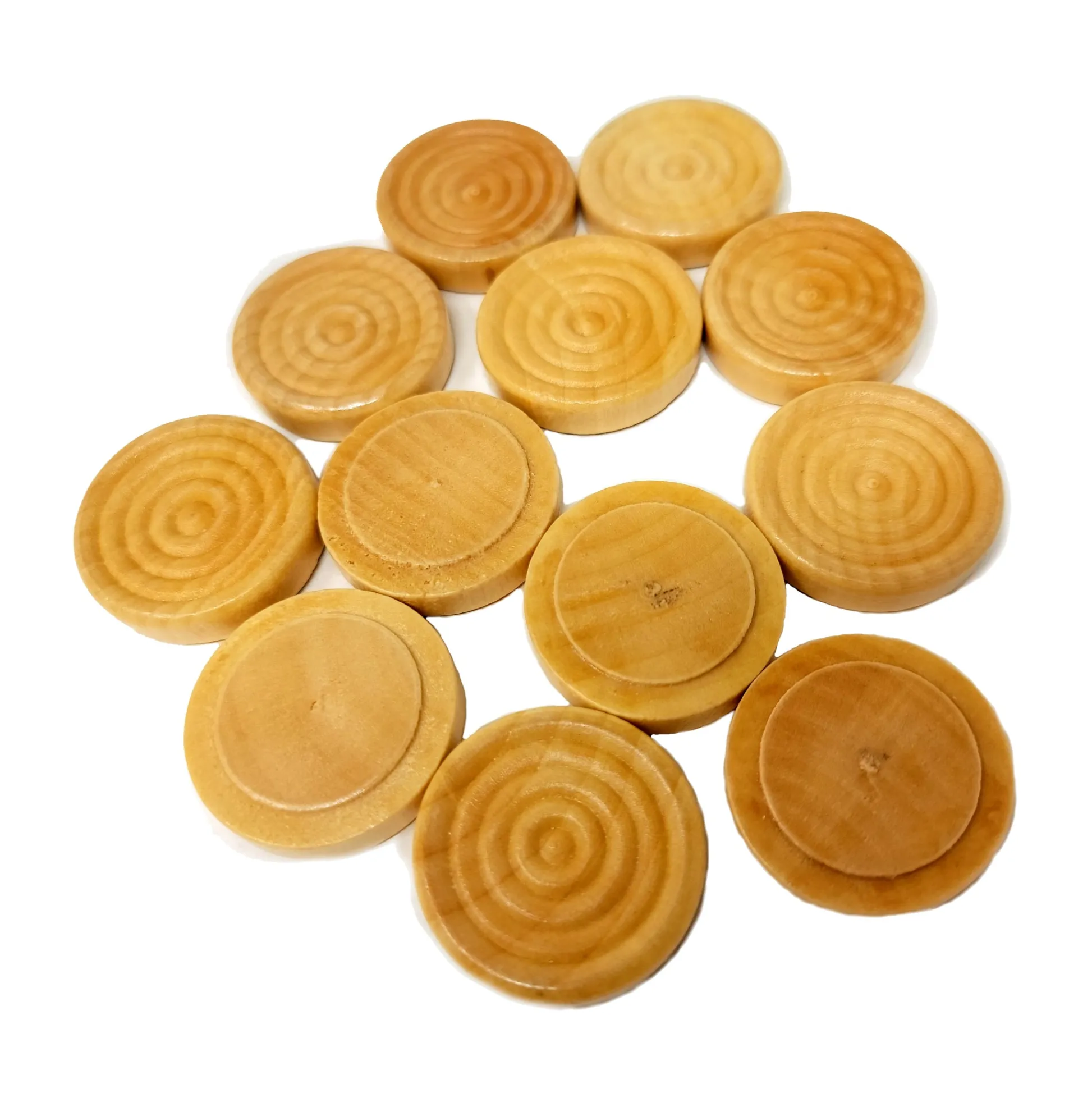 AreYouGame Royal Rumble 24-Set Stackable Wood Grooved Checkers, 1.5 Inch* Role-Playing Games|Board Games