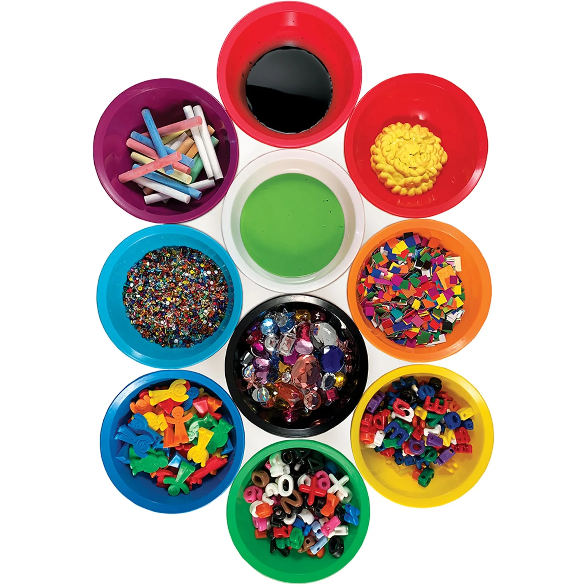 Educators Resource Roylco Bright Color Mixing Bowls for Crafts and Arts, Pack of 10* Crafts & Activities