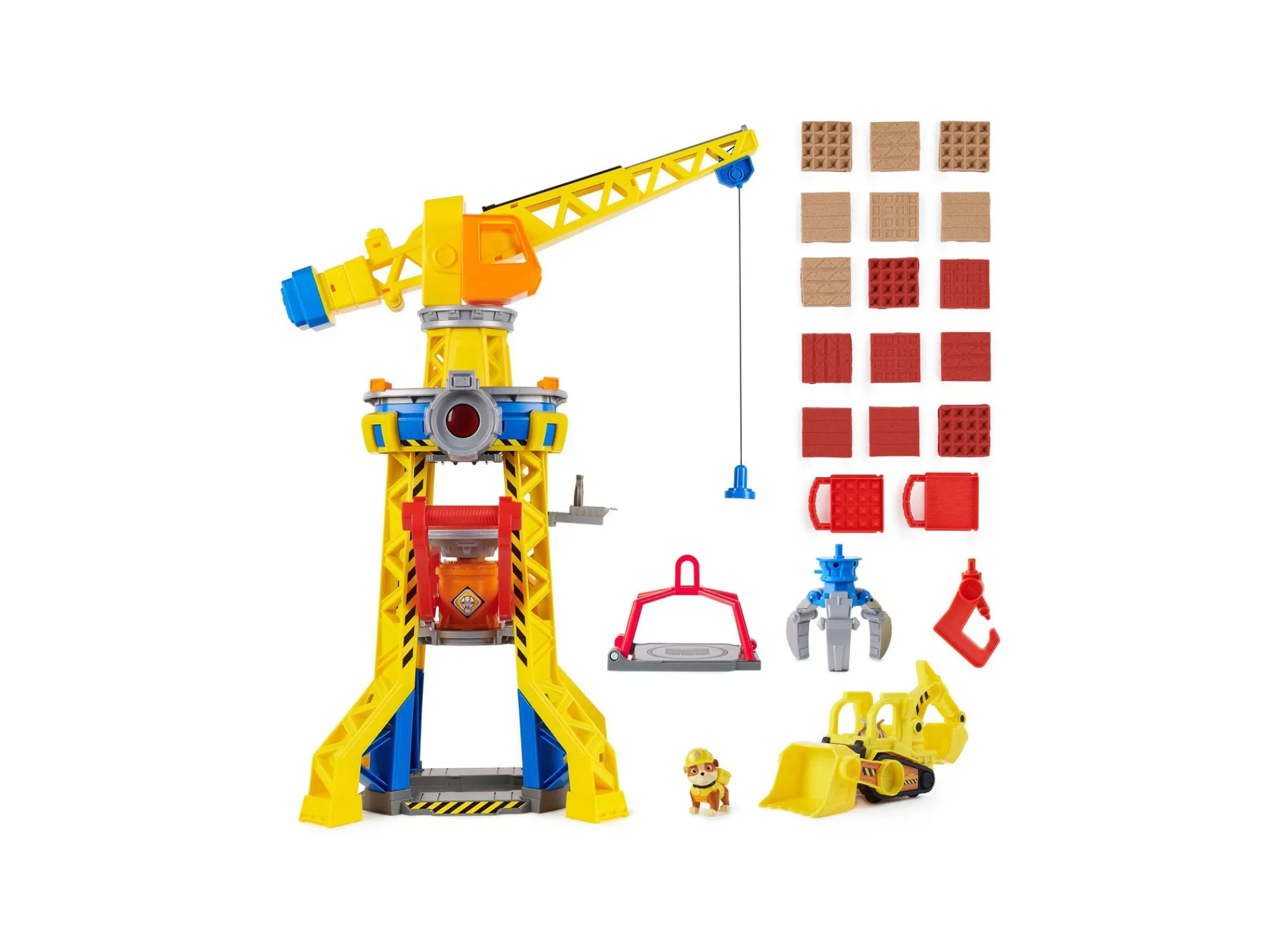 Macy's - Supplier Rubble & Crew Bark Yard Crane Tower Playset with Kinetic Sand and Action Figure* Playsets & Vehicles