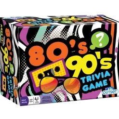 Flat River Group 80's & 90's Trivia Game - Nostalgic Multi-Category Question Card Game* Card Games|Social & Emotional Skills