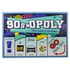 Calendar Holdings, LLC 90s Opoly Board Game - Nostalgic Monopoly Twist with Iconic 90s Vibes* Role-Playing Games|Board Games