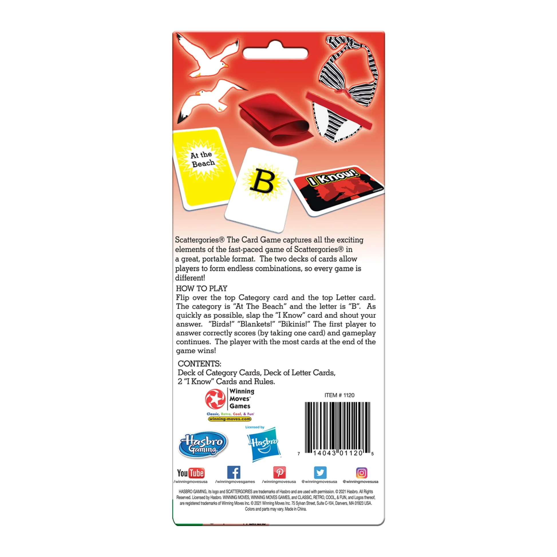 AreYouGame Scattergories: Portable Slap-Jack Inspired Card Game* Card Games