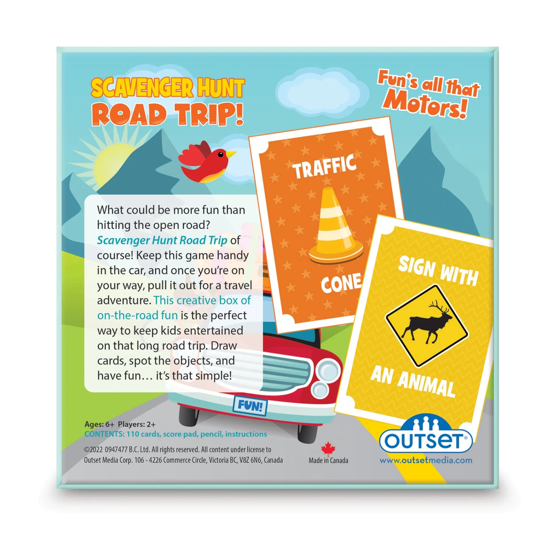 AreYouGame Scavenger Hunt Road Trip! Family Card Game* Card Games