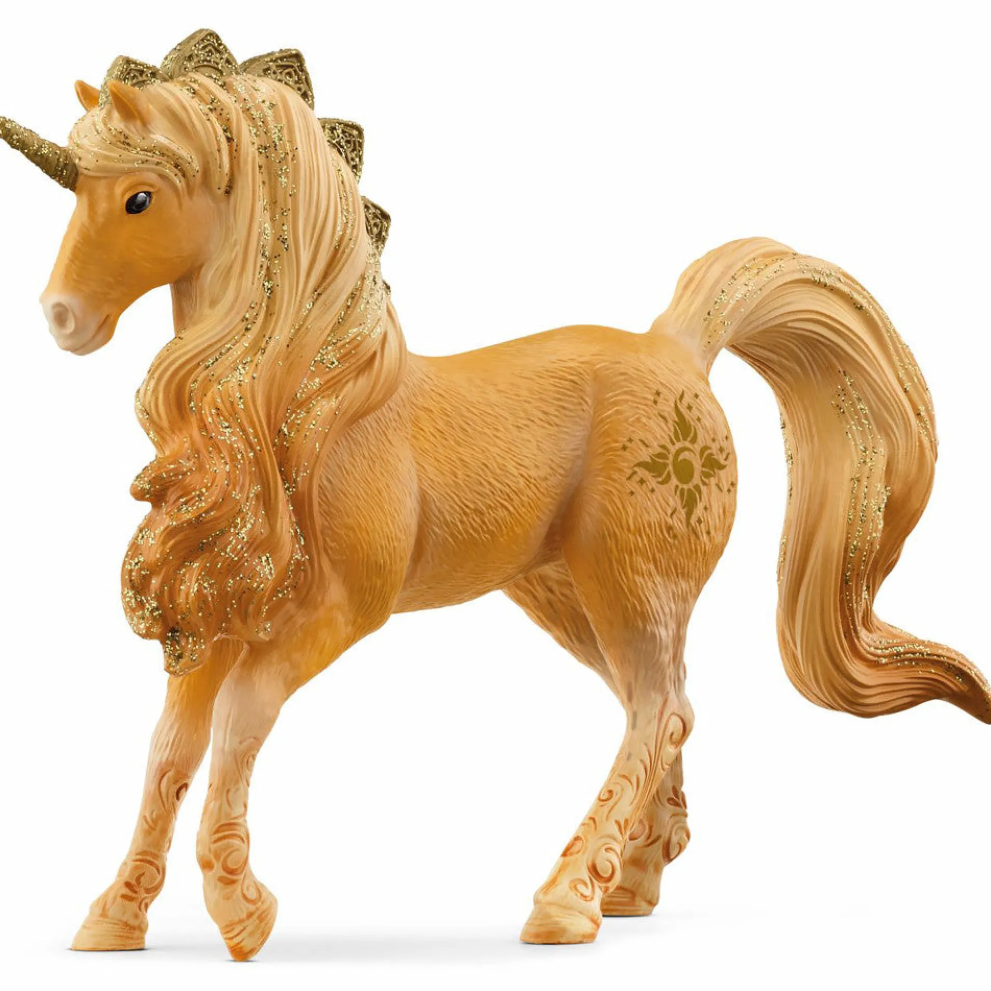 Flat River Group Schleich Bayala 6.5 inch Apollo Unicorn Stallion - Golden-Brown Magical Figurine* Collectible Figures & Playsets