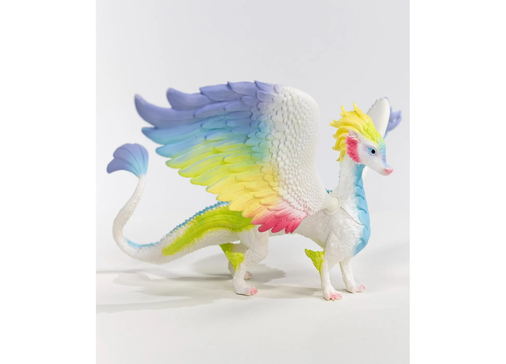 Flat River Group Schleich Bayala 13 inch Rainbow Dragon - Colorful Collectible Figurine* Collectible Figures & Playsets
