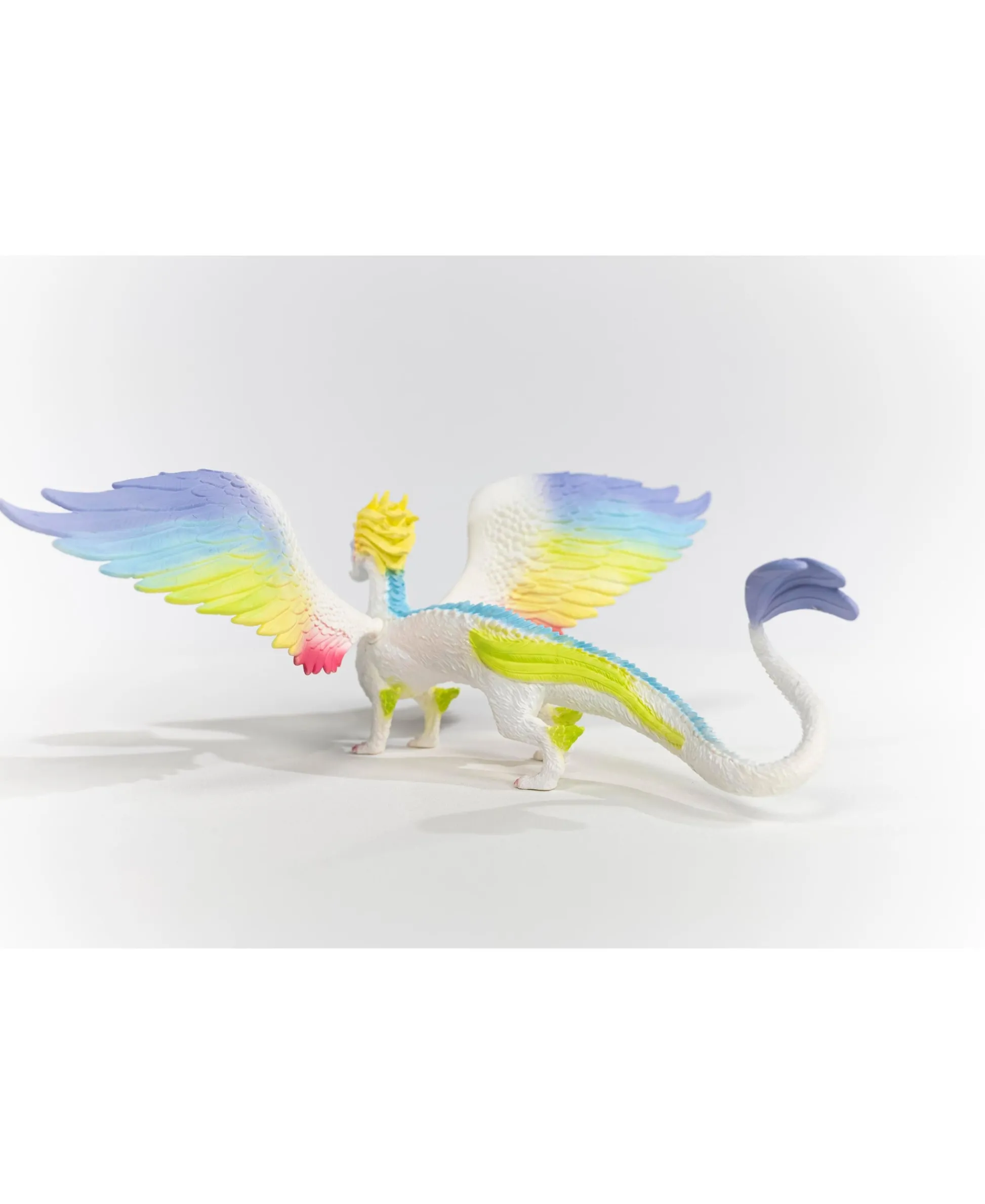 Flat River Group Schleich Bayala 13 inch Rainbow Dragon - Colorful Collectible Figurine* Collectible Figures & Playsets