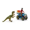 Flat River Group Schleich Dinosaurs Quad Escape from Velociraptor Playset* Playsets & Vehicles