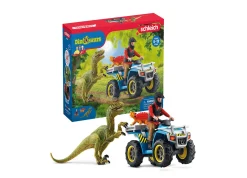 Flat River Group Schleich Dinosaurs Quad Escape from Velociraptor Playset* Playsets & Vehicles