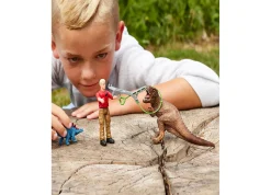 Flat River Group Schleich Dinosaurs: T-Rex Attack 5pc Dino Figurine Playset* Playsets & Vehicles