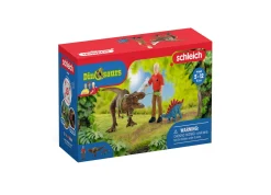 Flat River Group Schleich Dinosaurs: T-Rex Attack 5pc Dino Figurine Playset* Playsets & Vehicles