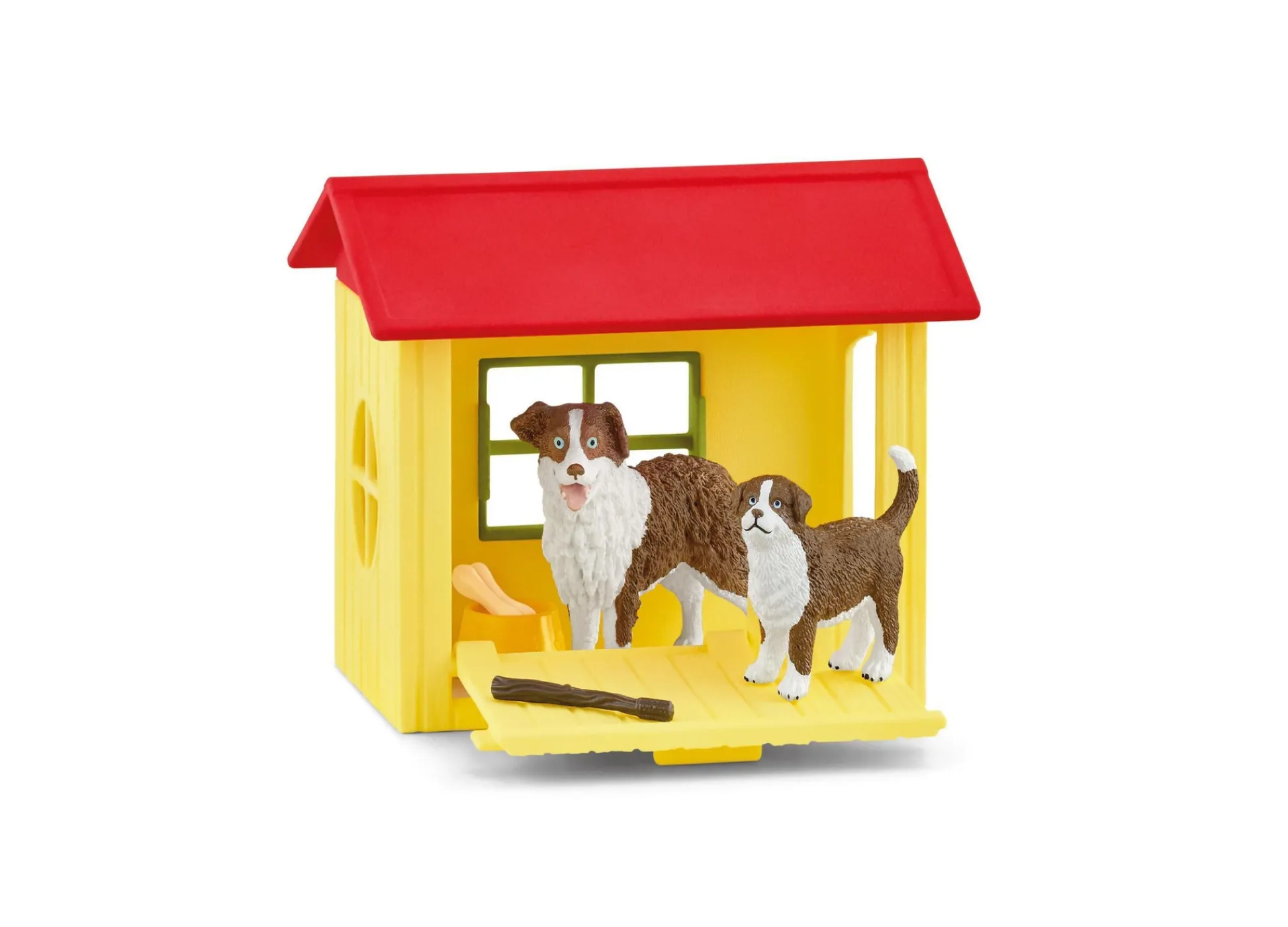Flat River Group Schleich Farm World Australian Shepherd Dog House Playset, 9-Piece Set* Animal Figures|Social & Emotional Skills