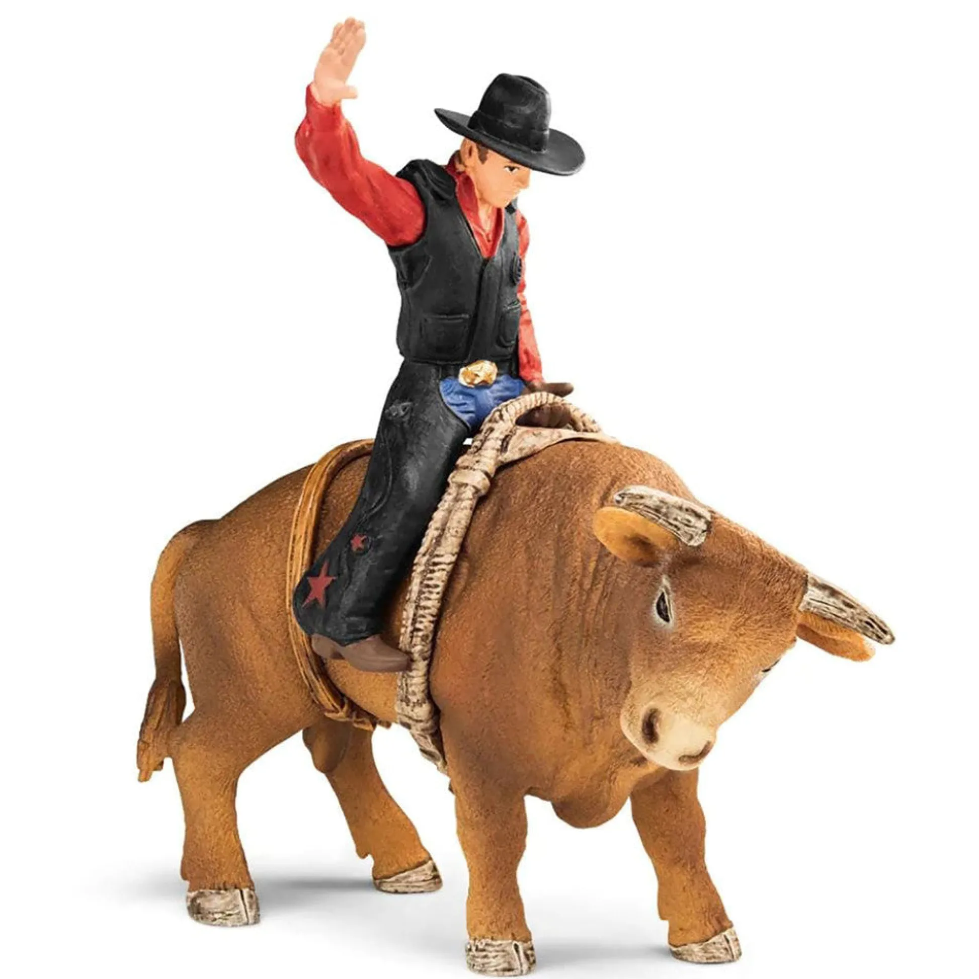Flat River Group Schleich Farm World Cowboy and Bull Rodeo Playset* Social & Emotional Skills|Playsets & Vehicles