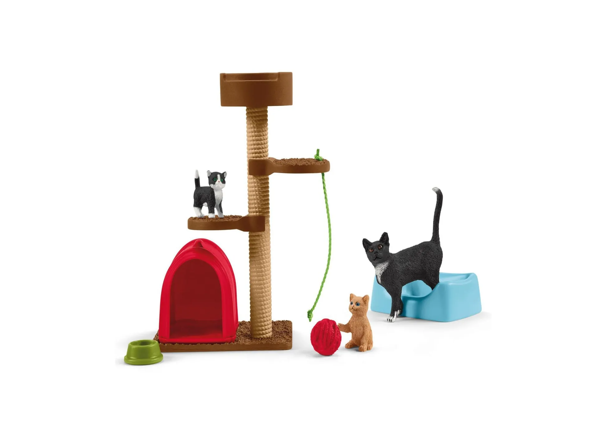 Flat River Group Schleich Farm World Playtime for Cute Cats Animal Figure Playset* Animal Figures|Dress Up