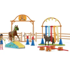 Flat River Group Schleich Farm World Pony Agility Training - 48 Piece Playset* Playsets & Vehicles