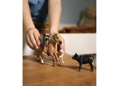 Flat River Group Schleich Farm World Western Riding Adventures Playset - 6 Pieces* Animal Figures|Dress Up