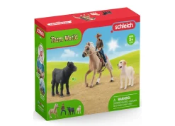 Flat River Group Schleich Farm World Western Riding Adventures Playset - 6 Pieces* Animal Figures|Dress Up