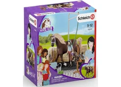 Flat River Group Schleich Horse Club Emily & Luna Horse Washing Station Playset, 19 Pieces* Animal Figures|Dress Up