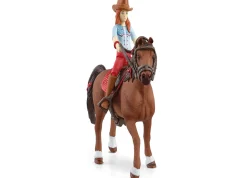 Flat River Group Schleich Horse Club: Hannah & Cayenne Horse & Rider Figurine Set* Animal Figures|Dress Up