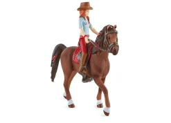 Flat River Group Schleich Horse Club: Hannah & Cayenne Horse & Rider Figurine Set* Animal Figures|Dress Up