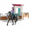 Flat River Group Schleich Horse Club: Lisa & Storm Horse Box Playset* Animal Figures|Dress Up