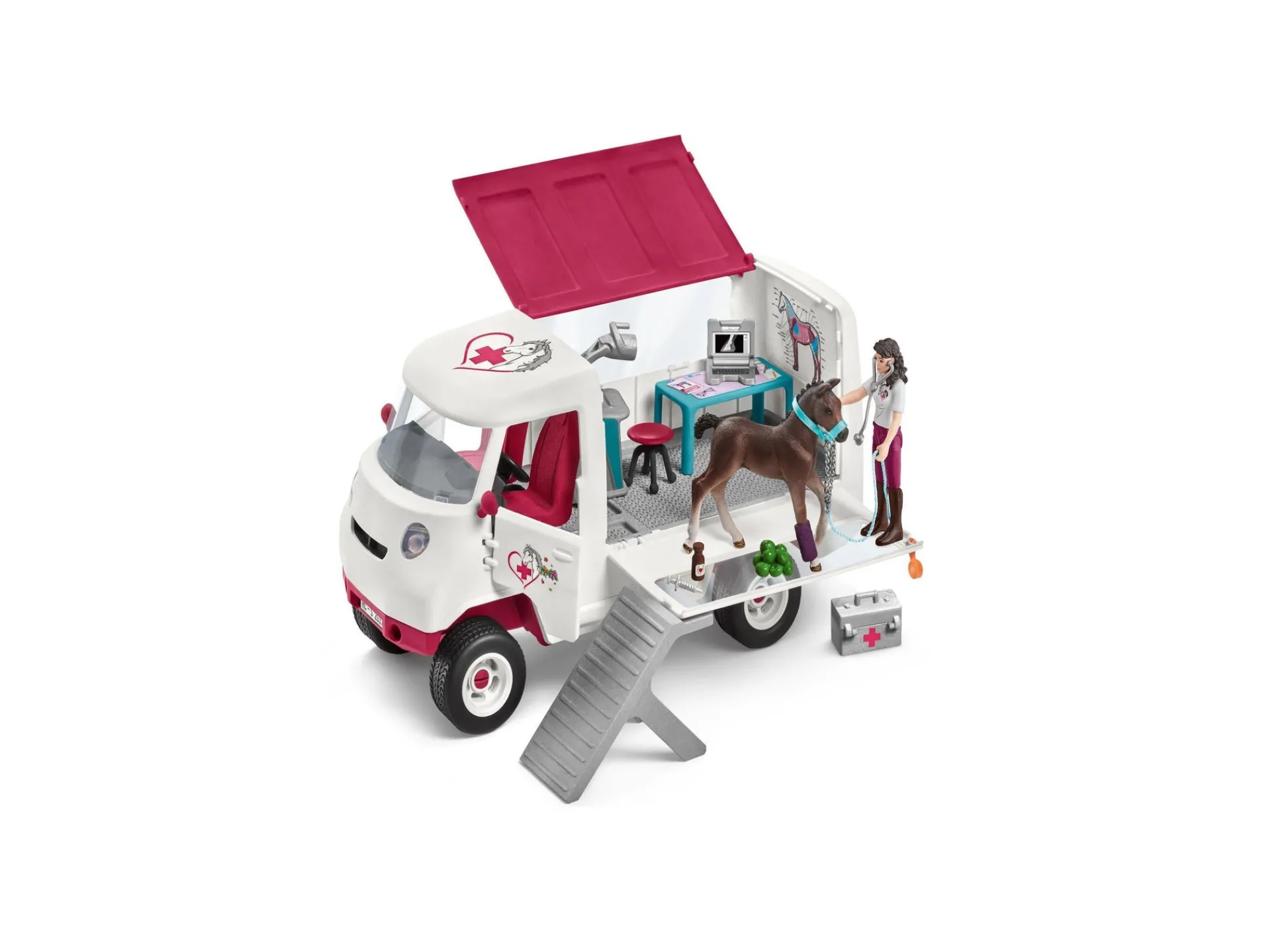 Flat River Group Schleich Horse Club Mobile Vet Playset with Hanoverian Foal* Dress Up|Animal Figures