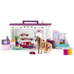 Flat River Group Schleich Horse Club Sofia's Beauties Pet Salon Playset - 66 Pieces* Animal Figures|Dress Up