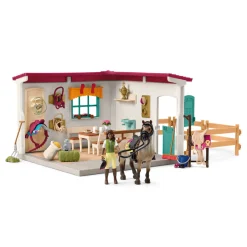 Flat River Group Schleich Horse Club Tack Room Extension 85-Piece Playset for Ages 5-12* Animal Figures|Dress Up