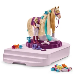 Flat River Group Schleich Sofia's Beauties Horse Grooming Station - 54pc Playset* Animal Figures|Dress Up