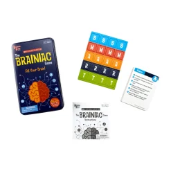 AreYouGame Scholastic Brainiac Game Tin - Interactive Trivia Challenge* Role-Playing Games|Board Games