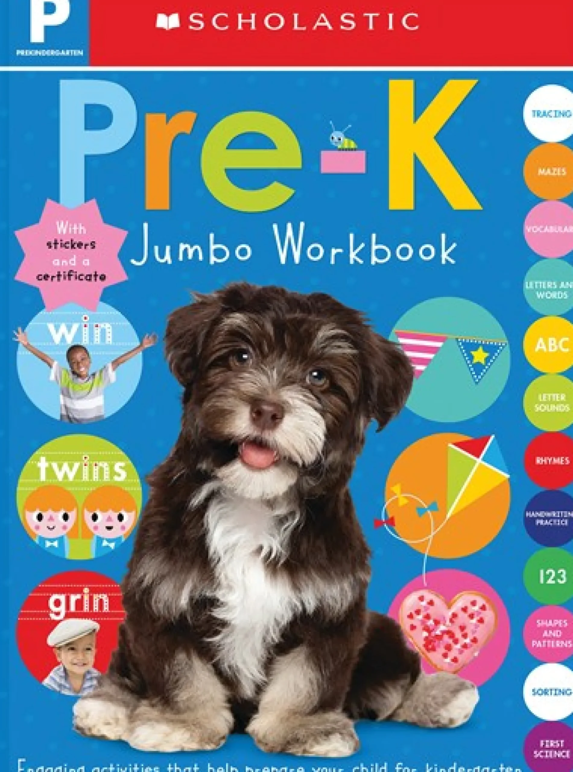 Readerlink Distribution Services Scholastic Early Learner - Preschool Jumbo Workbook - Colorful Learning Adventure*Kids Reading, Writing & Speech|Kids Books