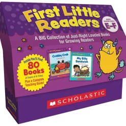Educators Resource Scholastic First Little Readers Classroom Set: 80 Books, Levels E & F*Kids Reading, Writing & Speech|Kids Books