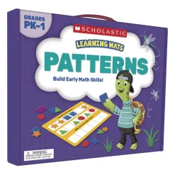 Educators Resource Scholastic Learning Mats: Patterns & Shapes Exploration - Colorful PreK-1 Educational Toy* Preschool Education Toys & Activities