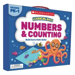 Educators Resource Scholastic Learning Mats: Numbers & Counting Playset - Grades PreK-1* Preschool Education Toys & Activities