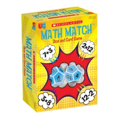 AreYouGame Scholastic Math Match Dice and Card Game - Educational Fun for Ages 6+* Dice, Roll & Write Games