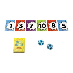 AreYouGame Scholastic Math Match Dice and Card Game - Educational Fun for Ages 6+* Dice, Roll & Write Games