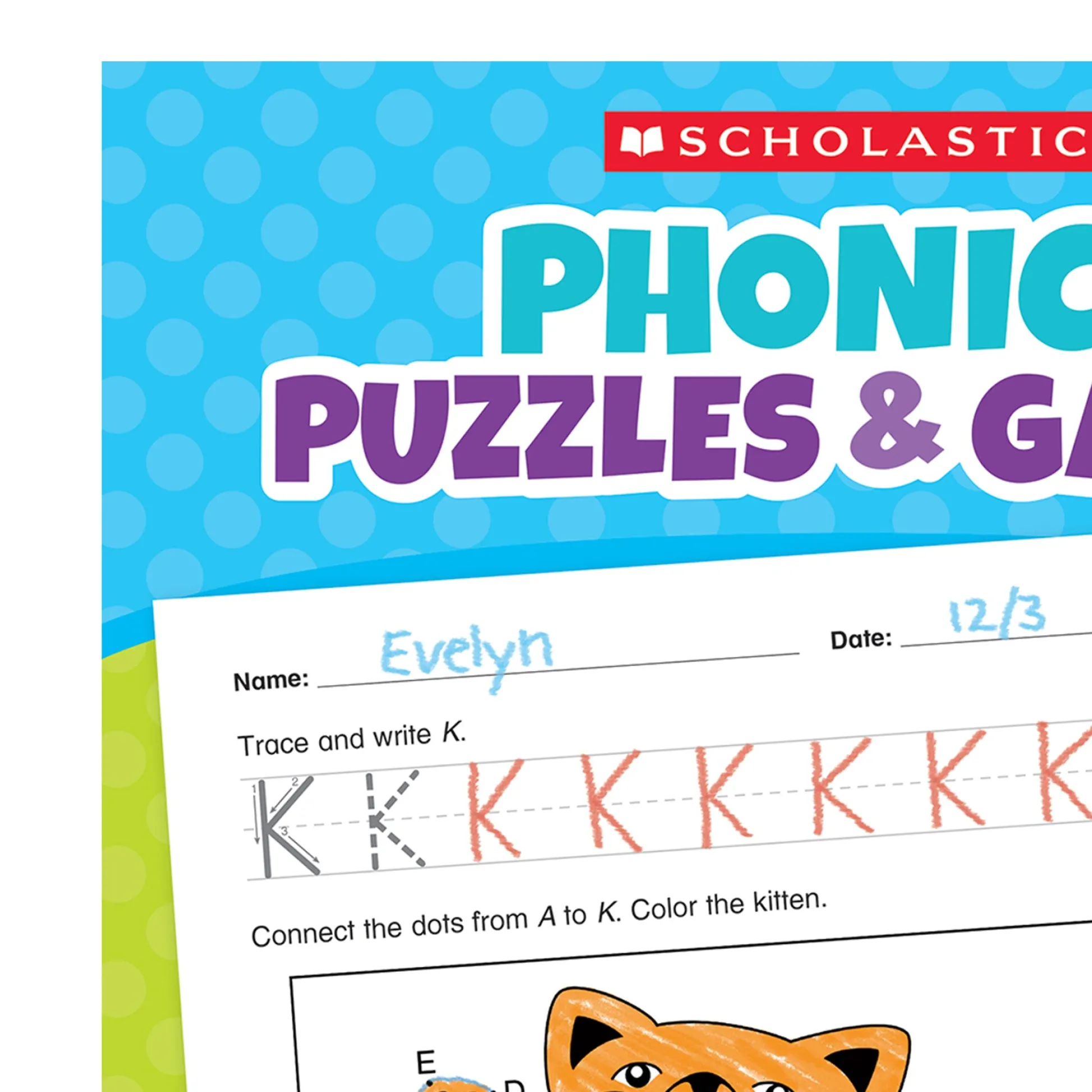 Educators Resource Scholastic Phonics Puzzles & Games - PreK-K Activity Book* Puzzles|Coloring Books & Activity Books