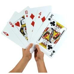 Flat River Group Schylling Jumbo Oversized Playing Cards for Enhanced Game Night Fun* Card Games